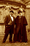 One Act Players as Watson and Holmes